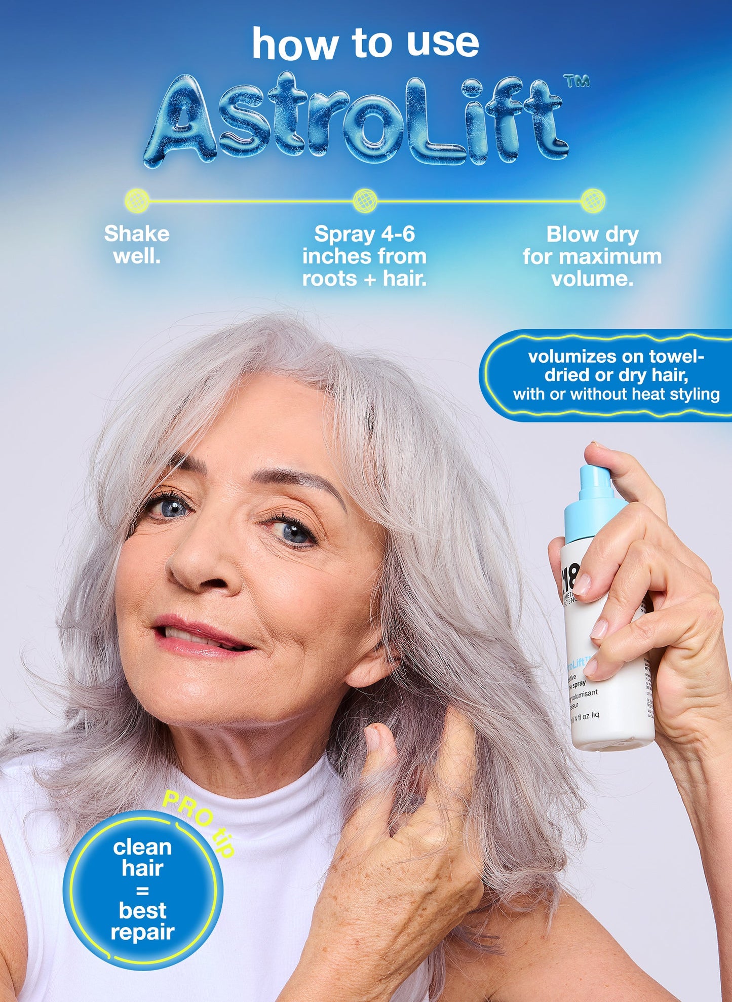 AstroLift reparative volume spray 4oz